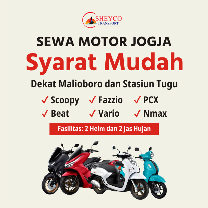 sewa motor jogja syarat mudah