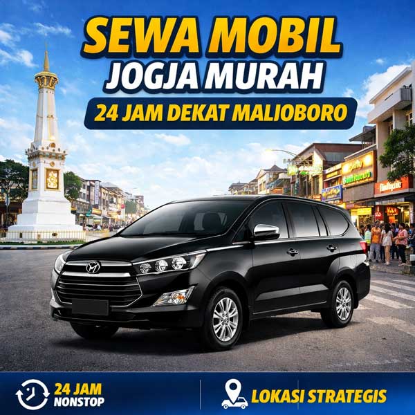 Sewa Mobil Sheyco Jogja Murah 24 Jam Dekat Malioboro