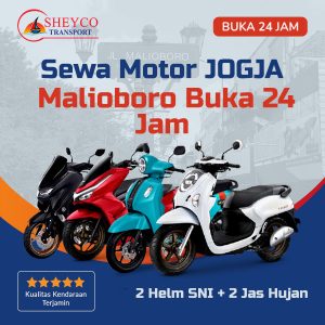 Sewa Motor Malioboro Yogyakarta Buka 24 Jam