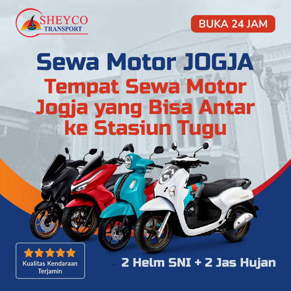 Tempat Sewa Motor Jogja yang Bisa Antar ke Stasiun Tugu
