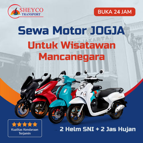 Sewa Motor Jogja untuk wisatawan mancanegara