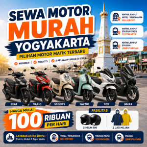 Sewa Motor Murah Yogyakarta
